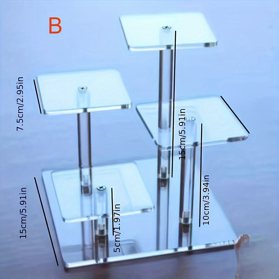 Tortenständer - Crystal Layers 3x