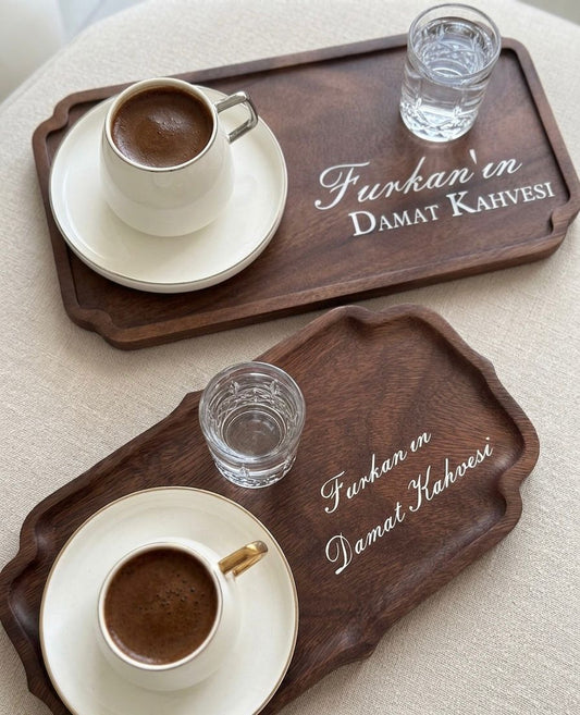 Verlobungs-Kaffeetablett - Nature Love