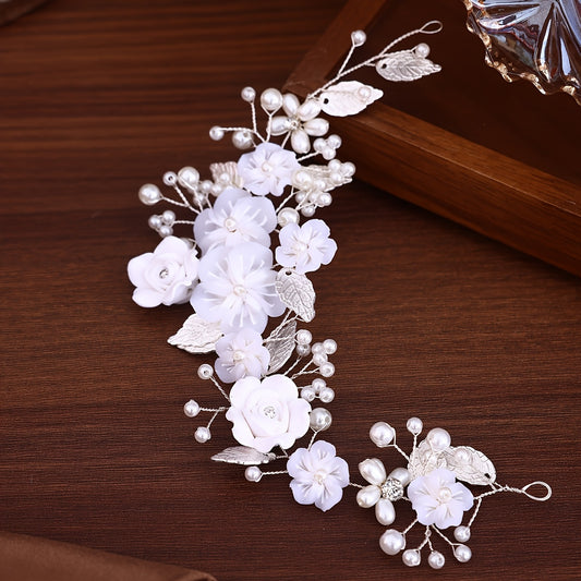 Hochzeitshaarnadel - Floral Pearls IV