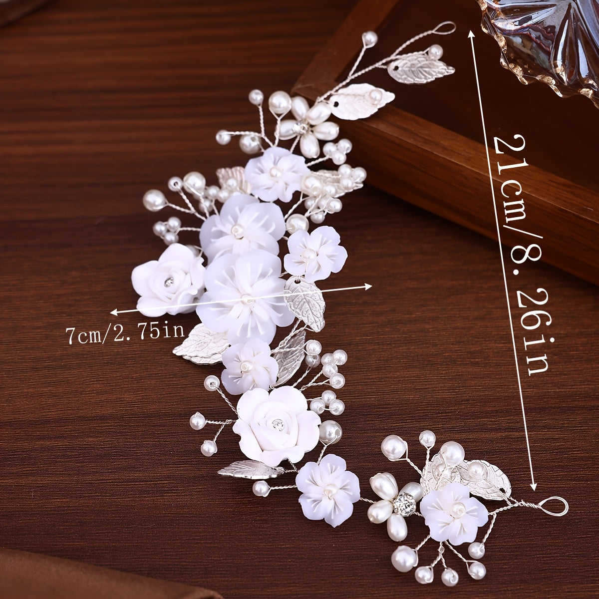 Hochzeitshaarnadel - Floral Pearls IV
