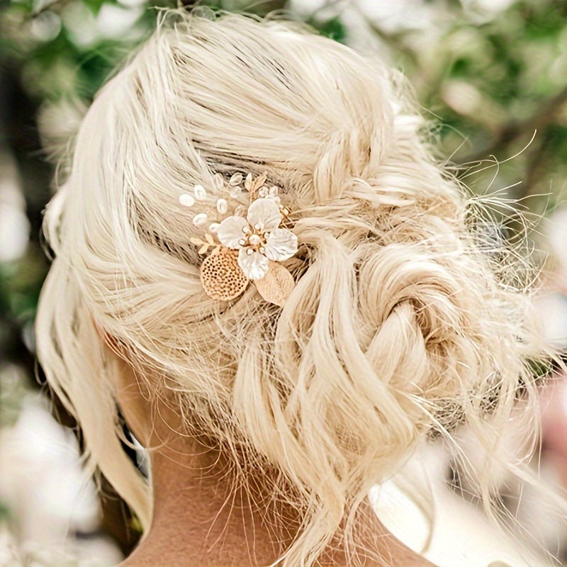 Hochzeitshaarnadel - Floral II