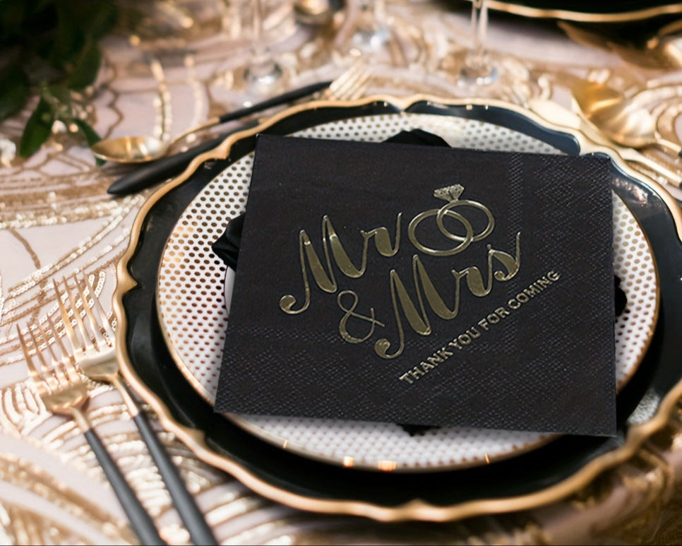 Servietten - Mr. Mrs. II