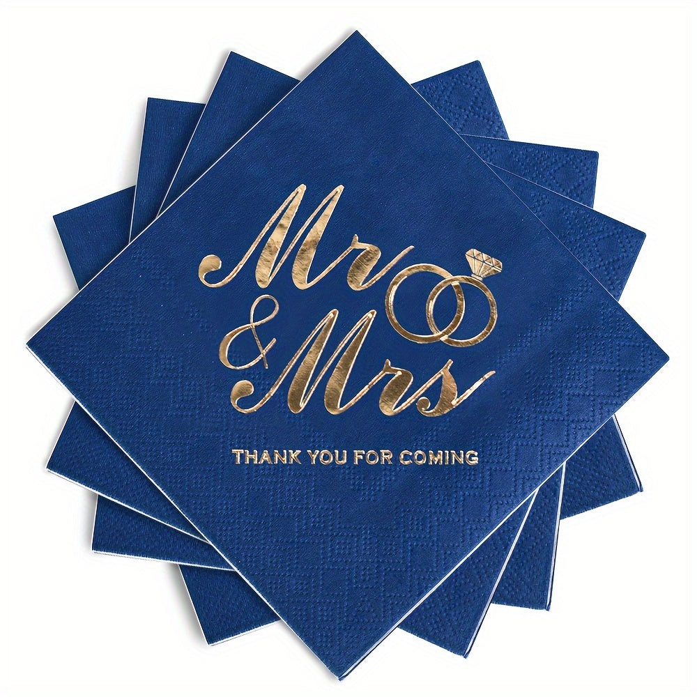 Servietten - Mr. Mrs. II