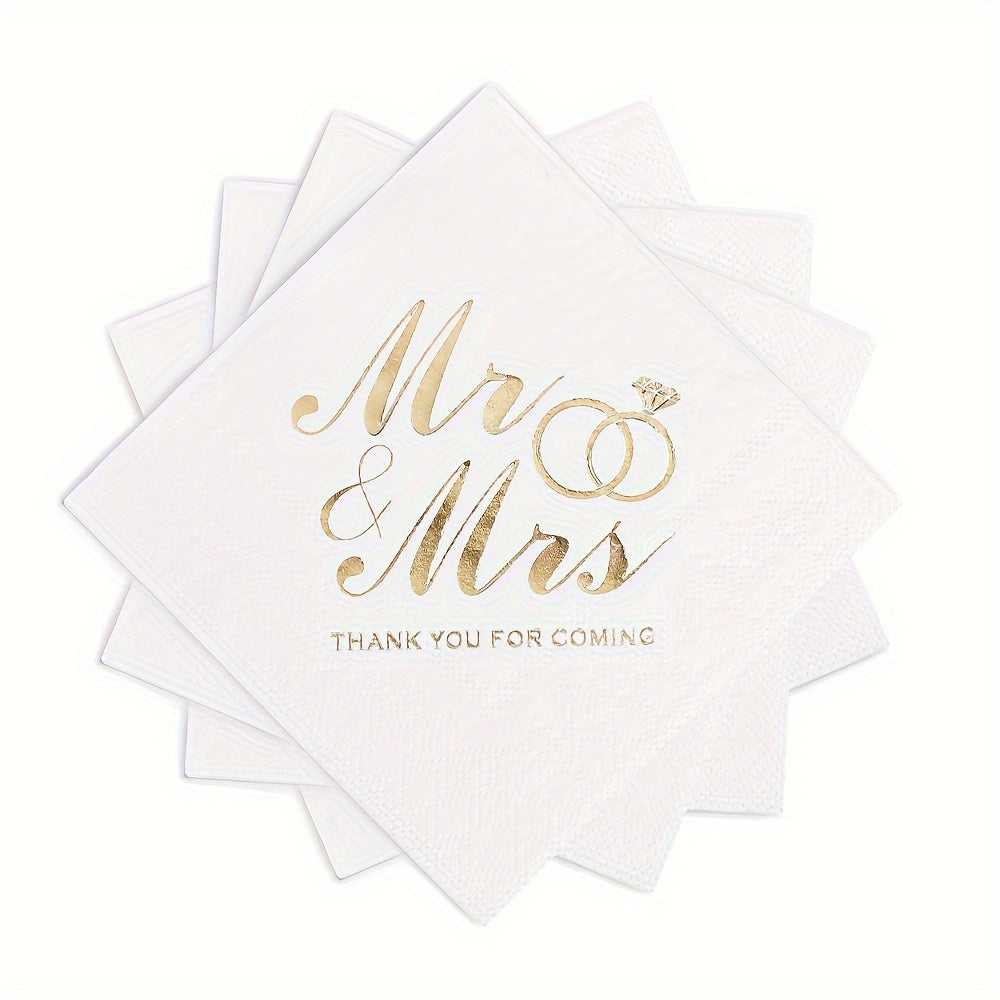 Servietten - Mr. Mrs. II