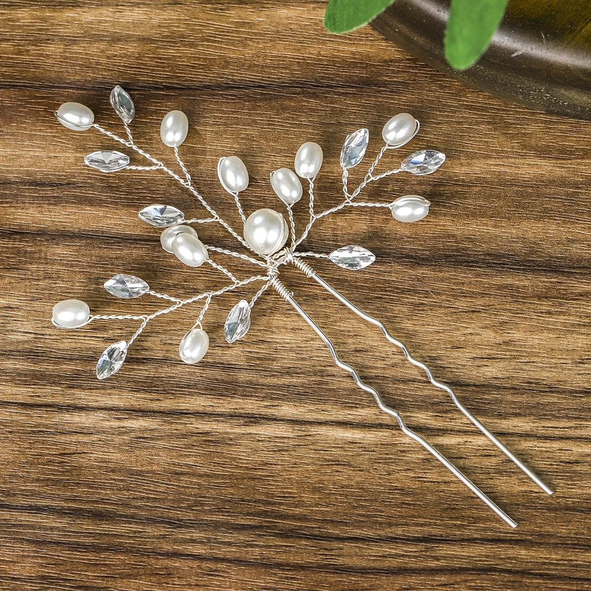 Hochzeitshaarnadel - Crystal Flower