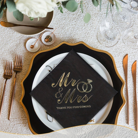 Servietten - Mr. Mrs. II