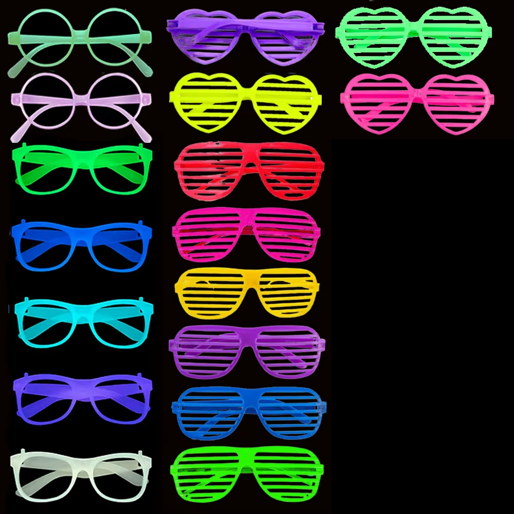 Partybrillen - Essentials Glow