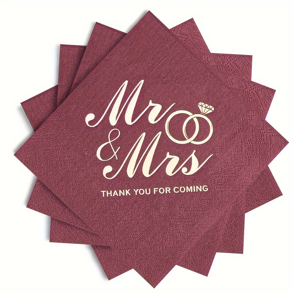 Servietten - Mr. Mrs. II