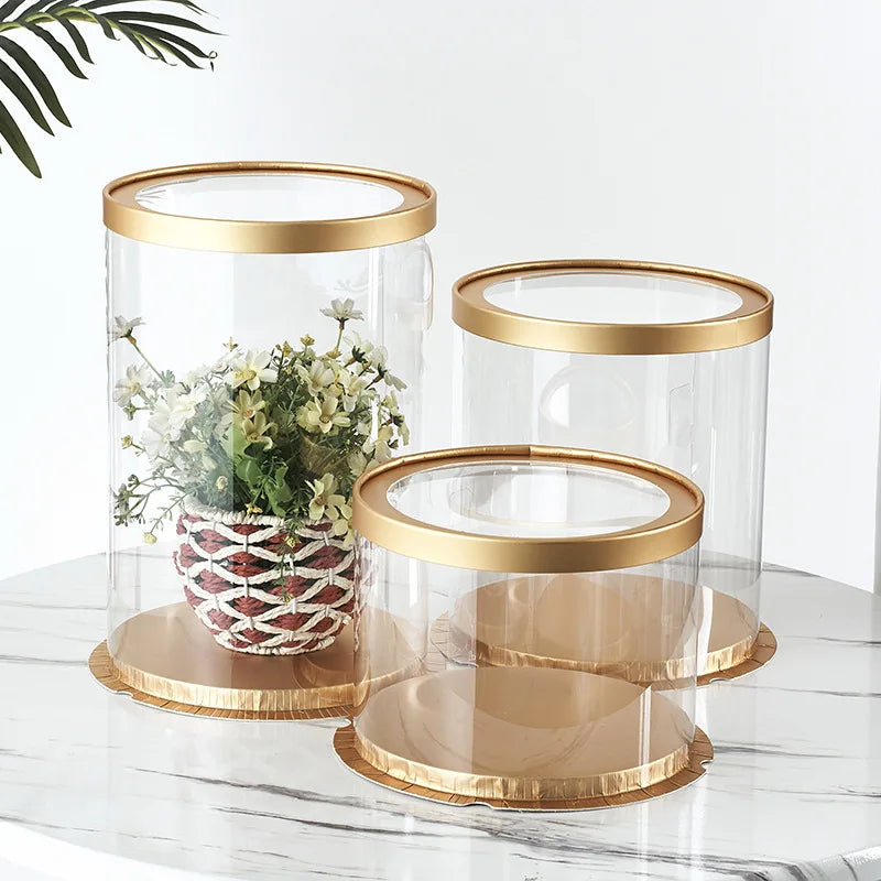 Geschenkbox - Tortenbox Zylinder