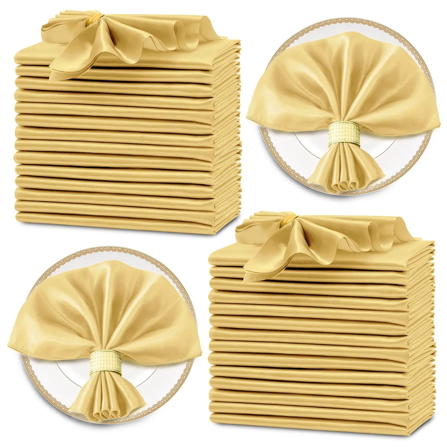 Servietten - Satin Big Pack