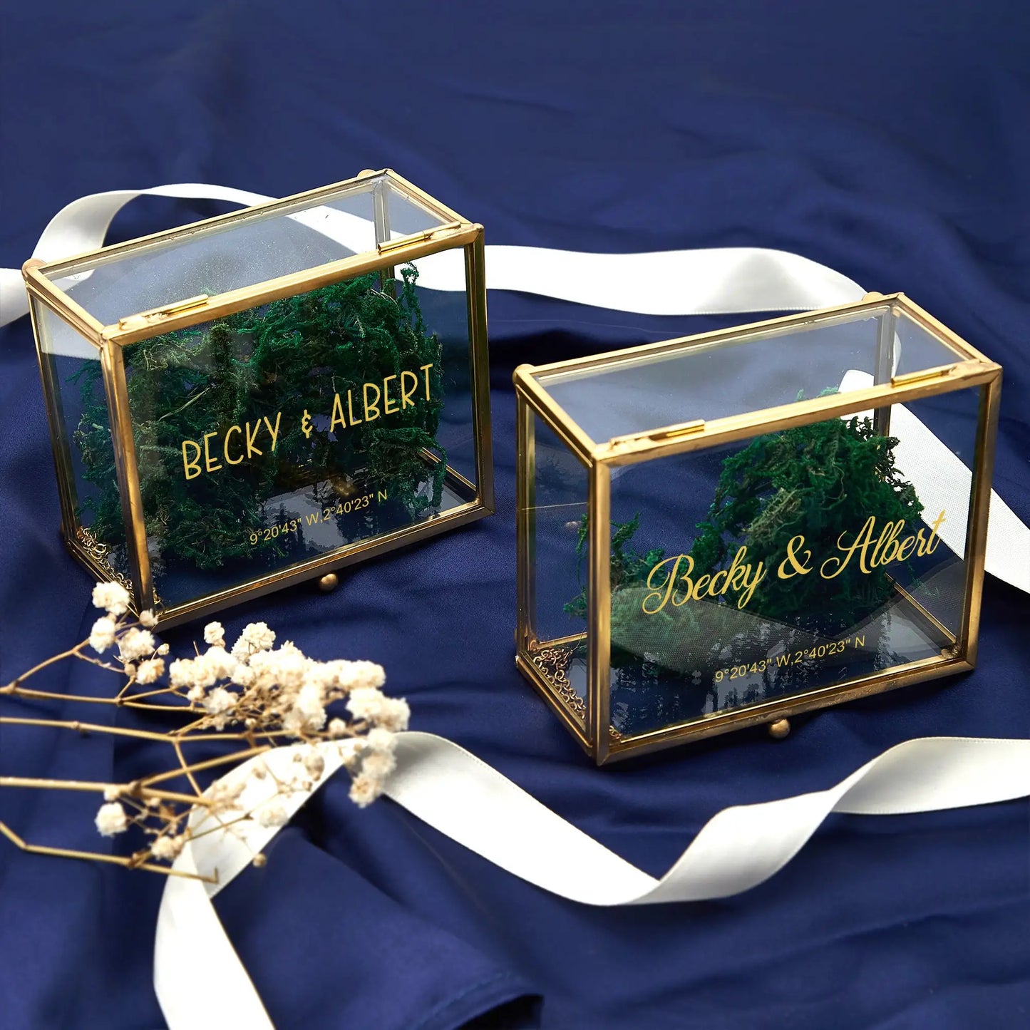 Personalisierte Ringbox - Timeless Embrace Signature Square