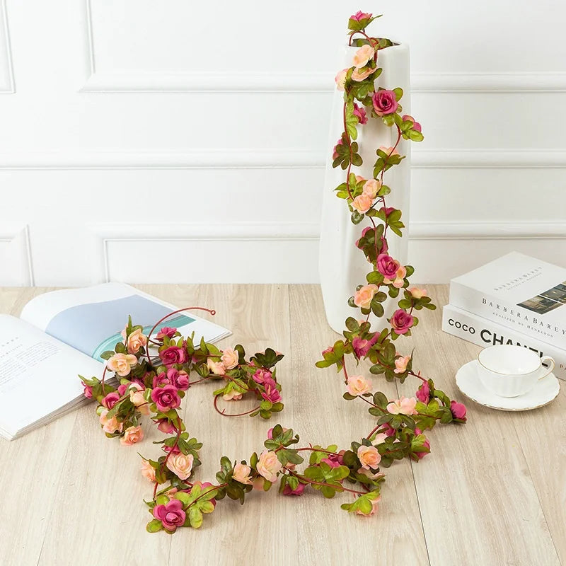 Tischdeko - Variegated roses