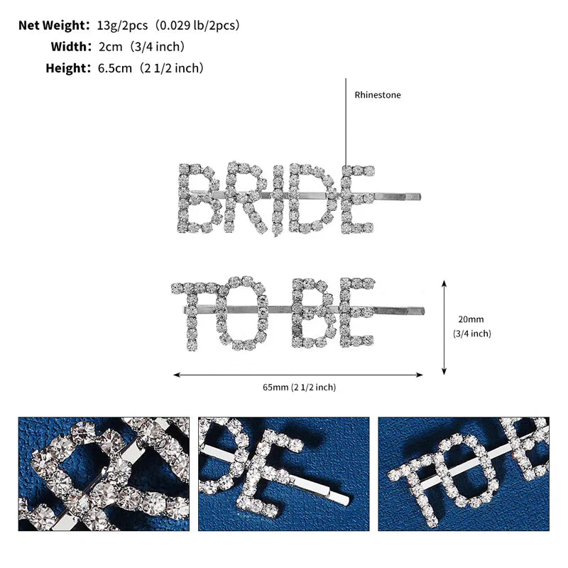 JGA-W Haarnadel - BrideToBe