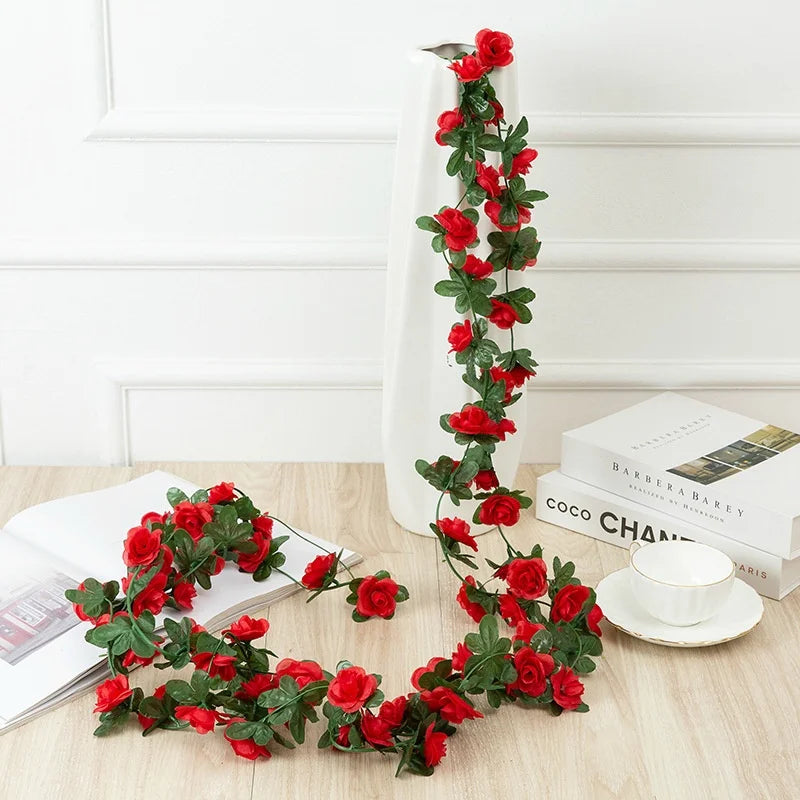 Tischdeko - Variegated roses