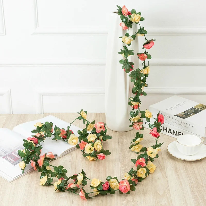 Tischdeko - Variegated roses