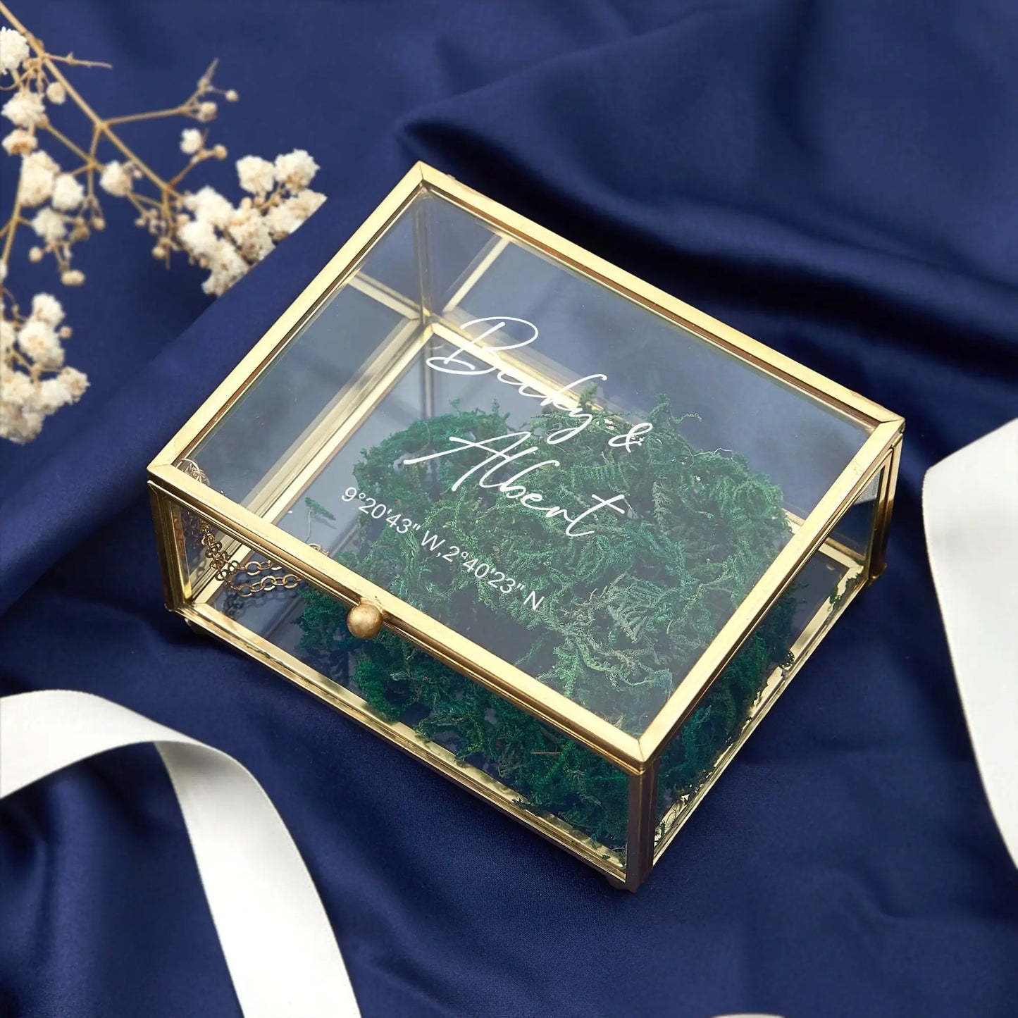 Personalisierte Ringbox - Timeless Embrace Signature Square