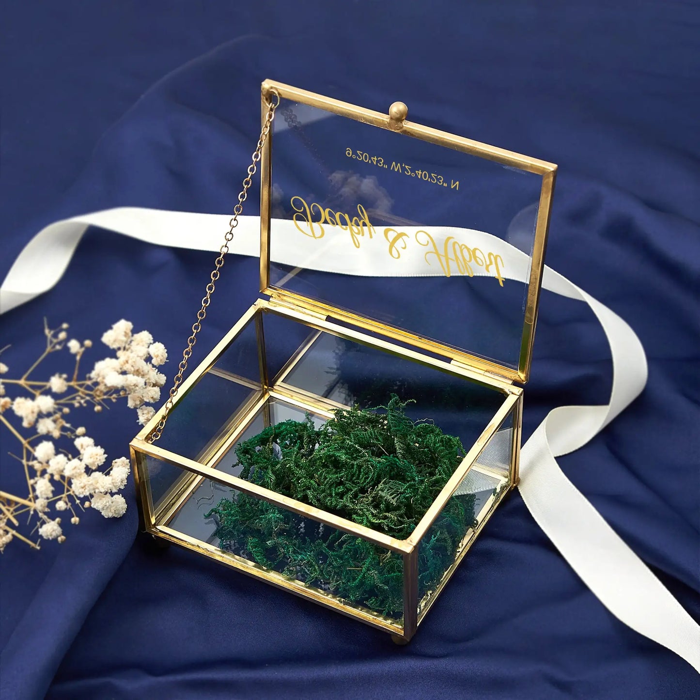 Personalisierte Ringbox - Timeless Embrace Signature Square
