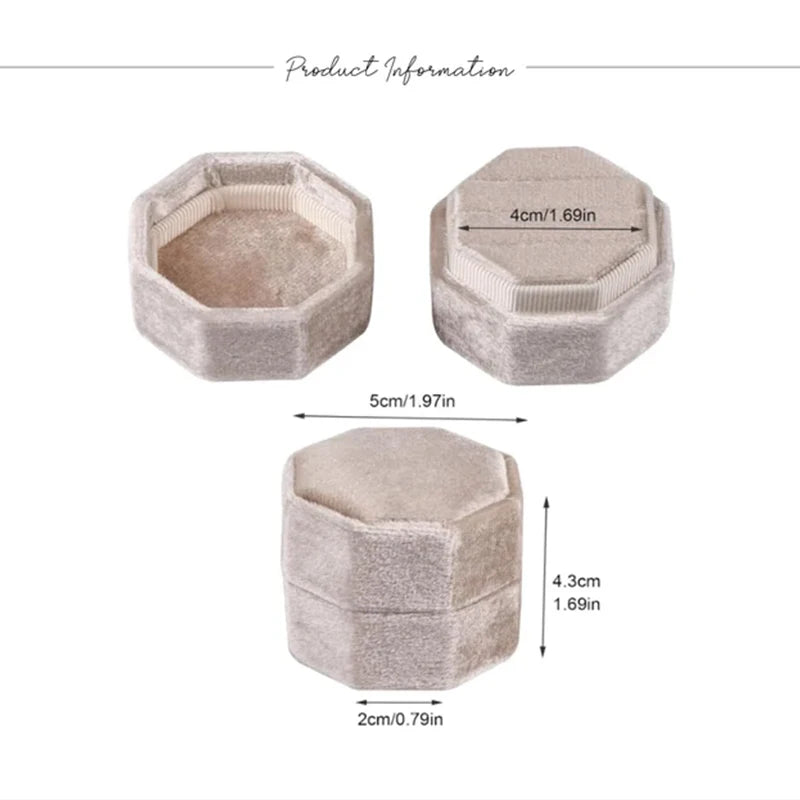 Personalisierte Ringbox - Velvet Promise