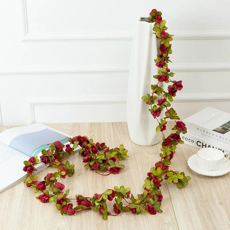 Tischdeko - Variegated roses
