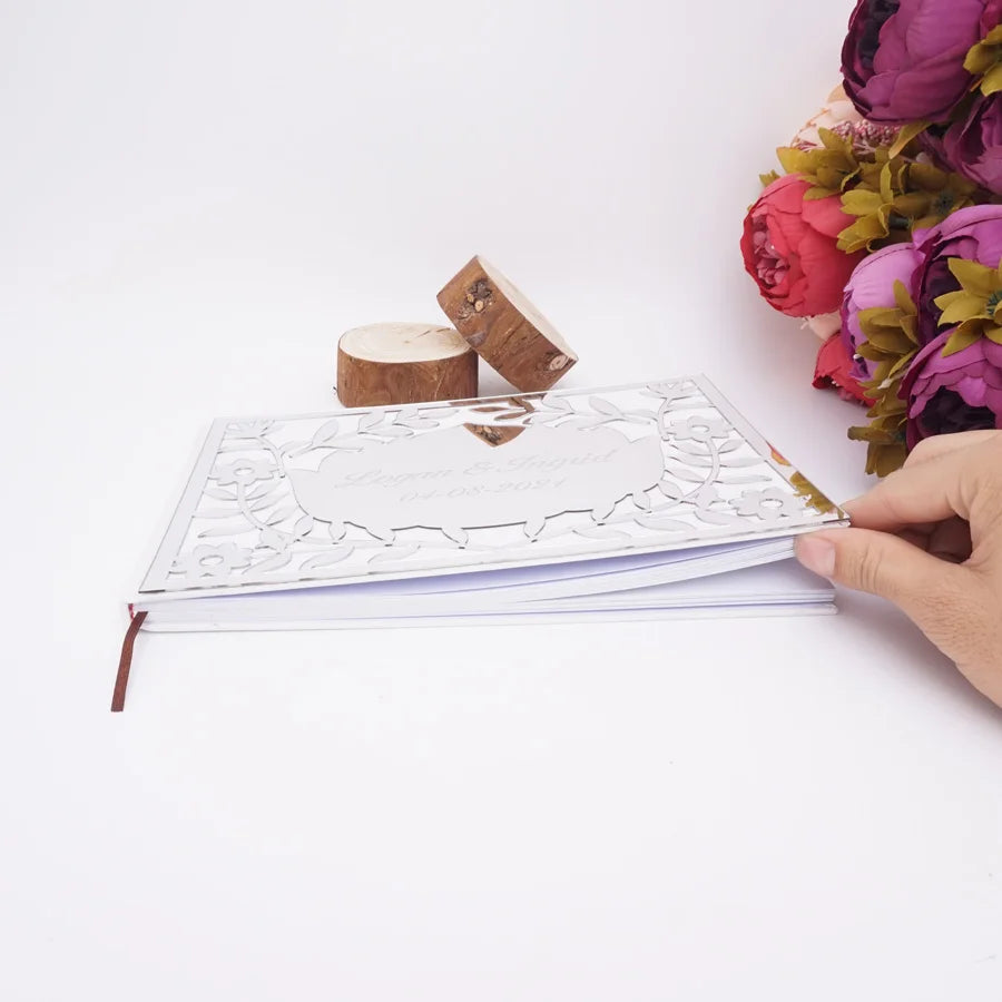 Personalisiertes Gästebuch - Floral