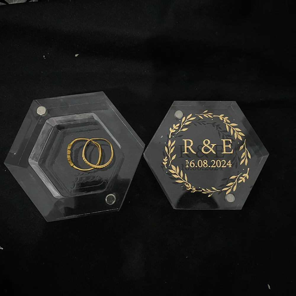 Personalisierte Ringbox - Crystal Forever V2