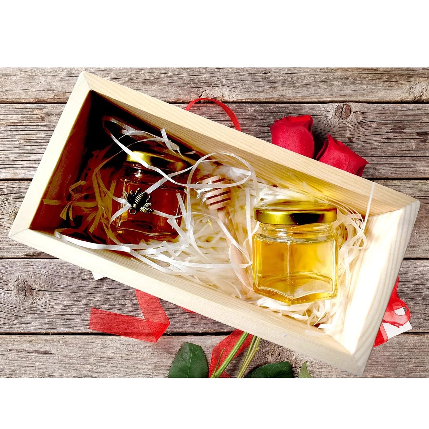 Gastgeschenkverpackung - Honigglas
