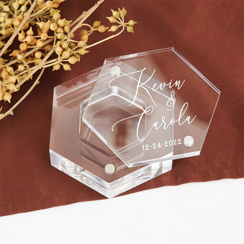 Personalisierte Ringbox - Crystal Forever