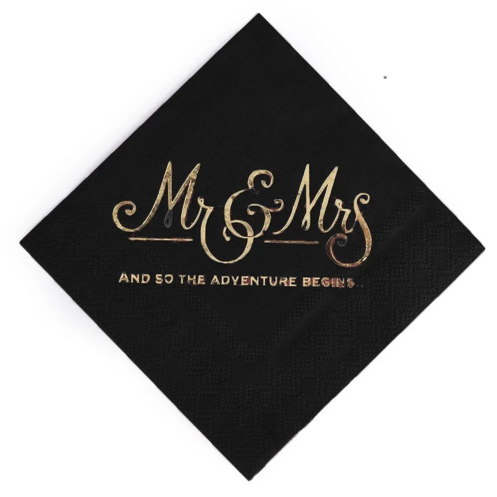 Servietten - Mr. Mrs.