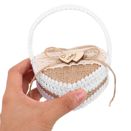 Ringbox - Floral Burlap