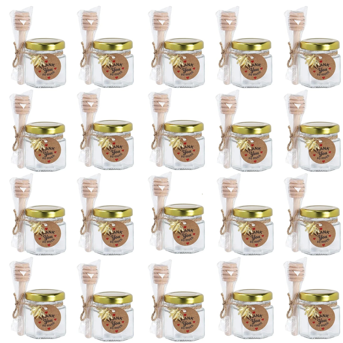 Gastgeschenkverpackung - Honigglas