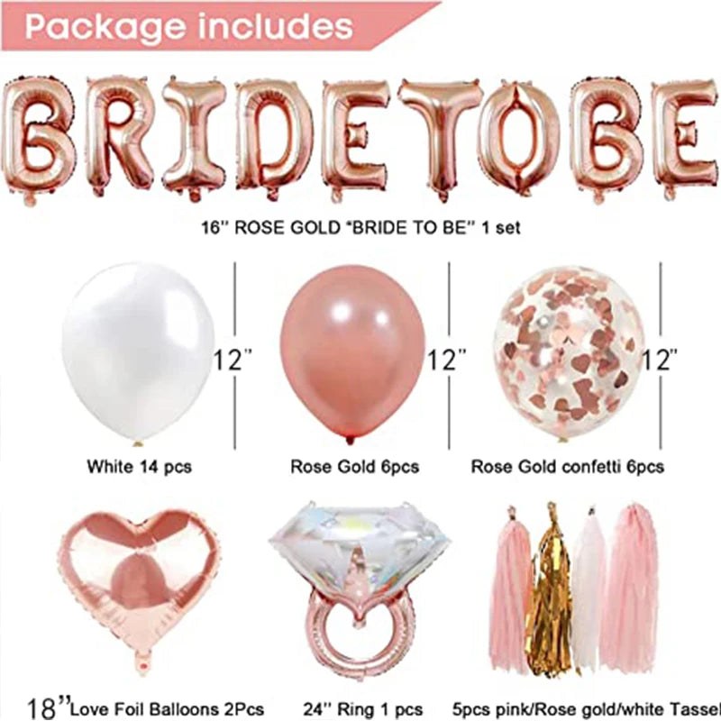 JGA-W Ballon's - BrideToBe