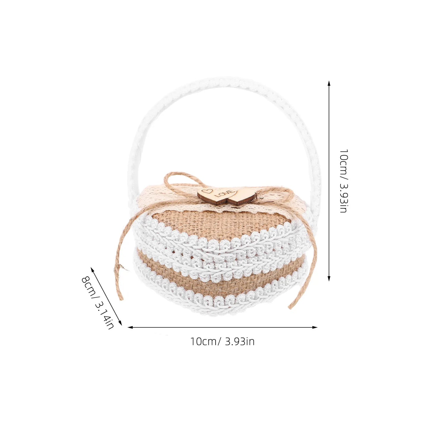 Ringbox - Floral Burlap