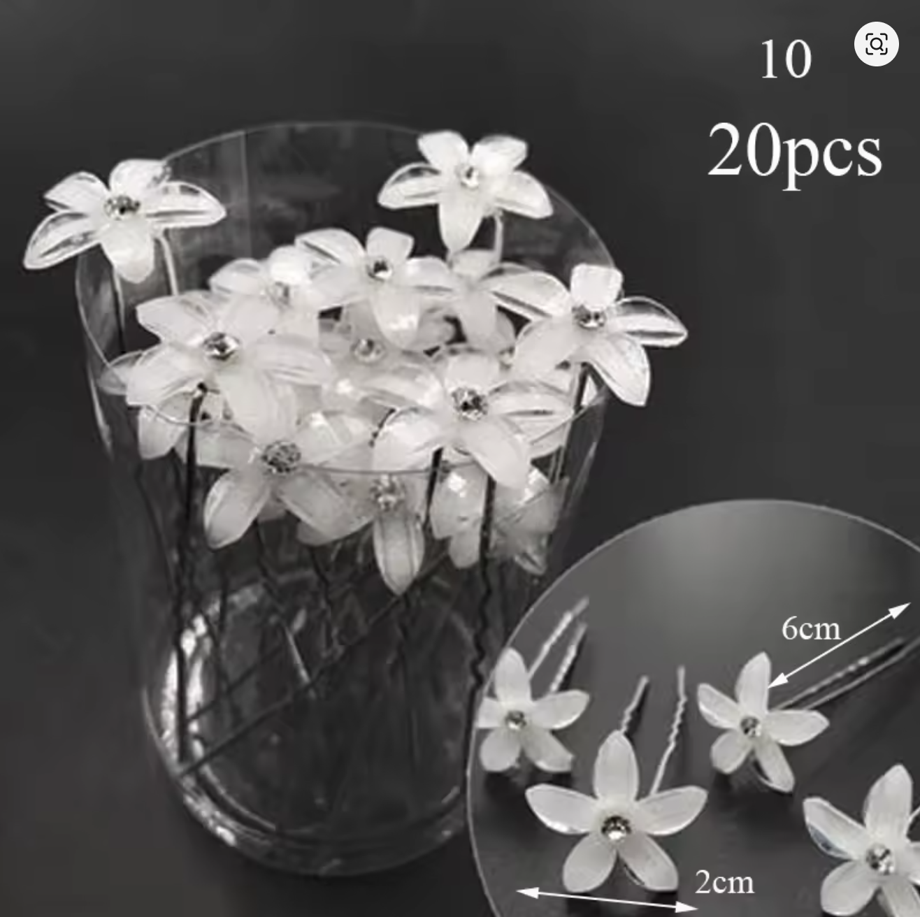 Hochzeitshaarnadel - Blossom Kiss I