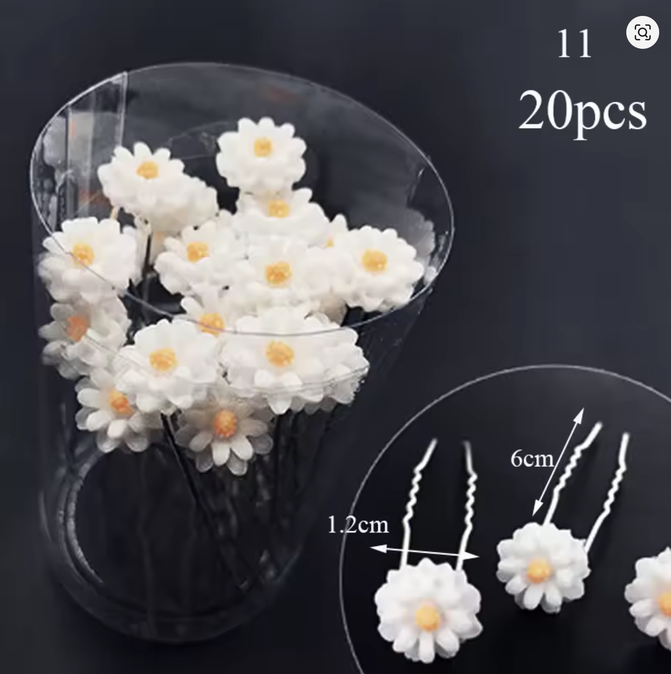 Hochzeitshaarnadel - Blossom Kiss I