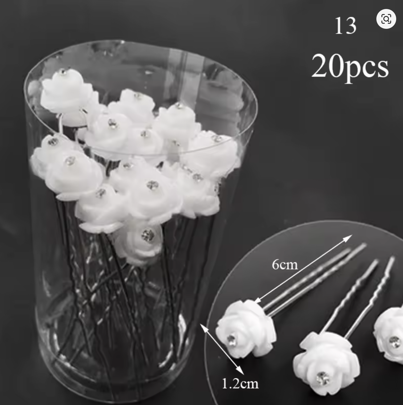 Hochzeitshaarnadel - Blossom Kiss I