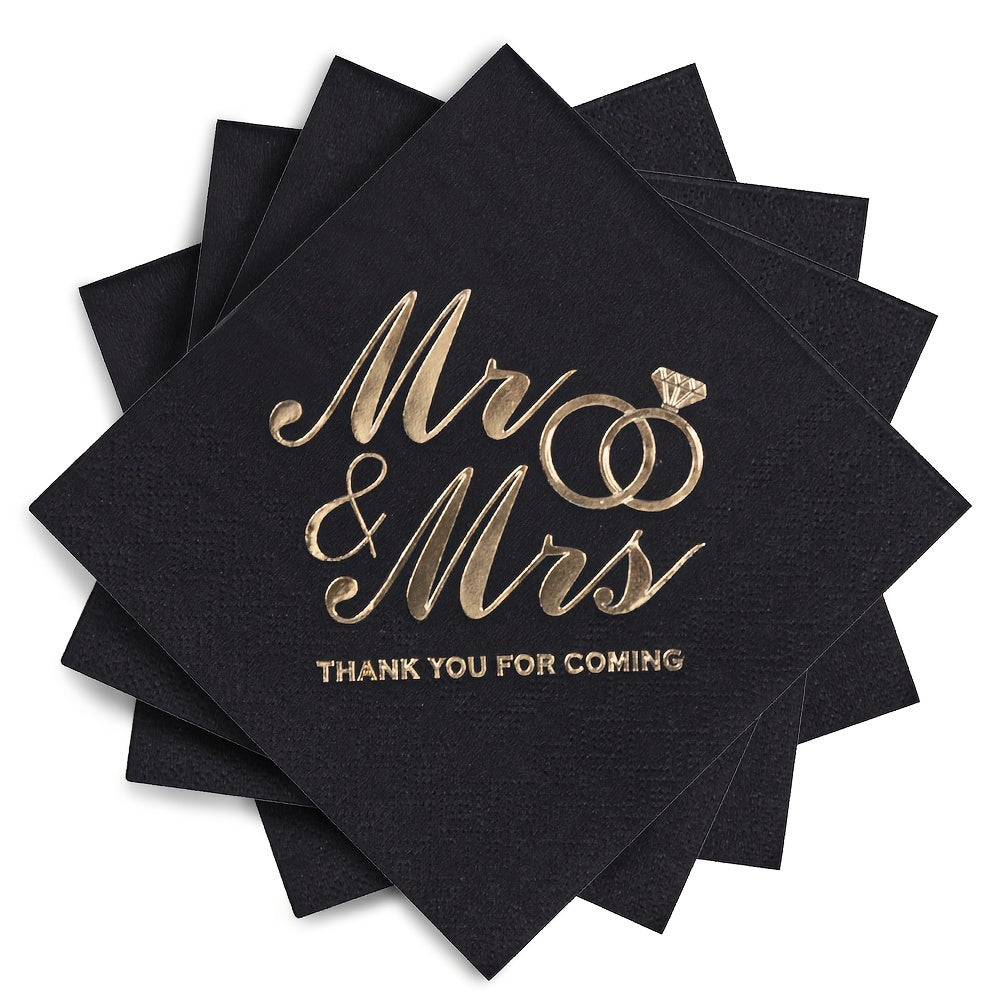 Servietten - Mr. Mrs. II