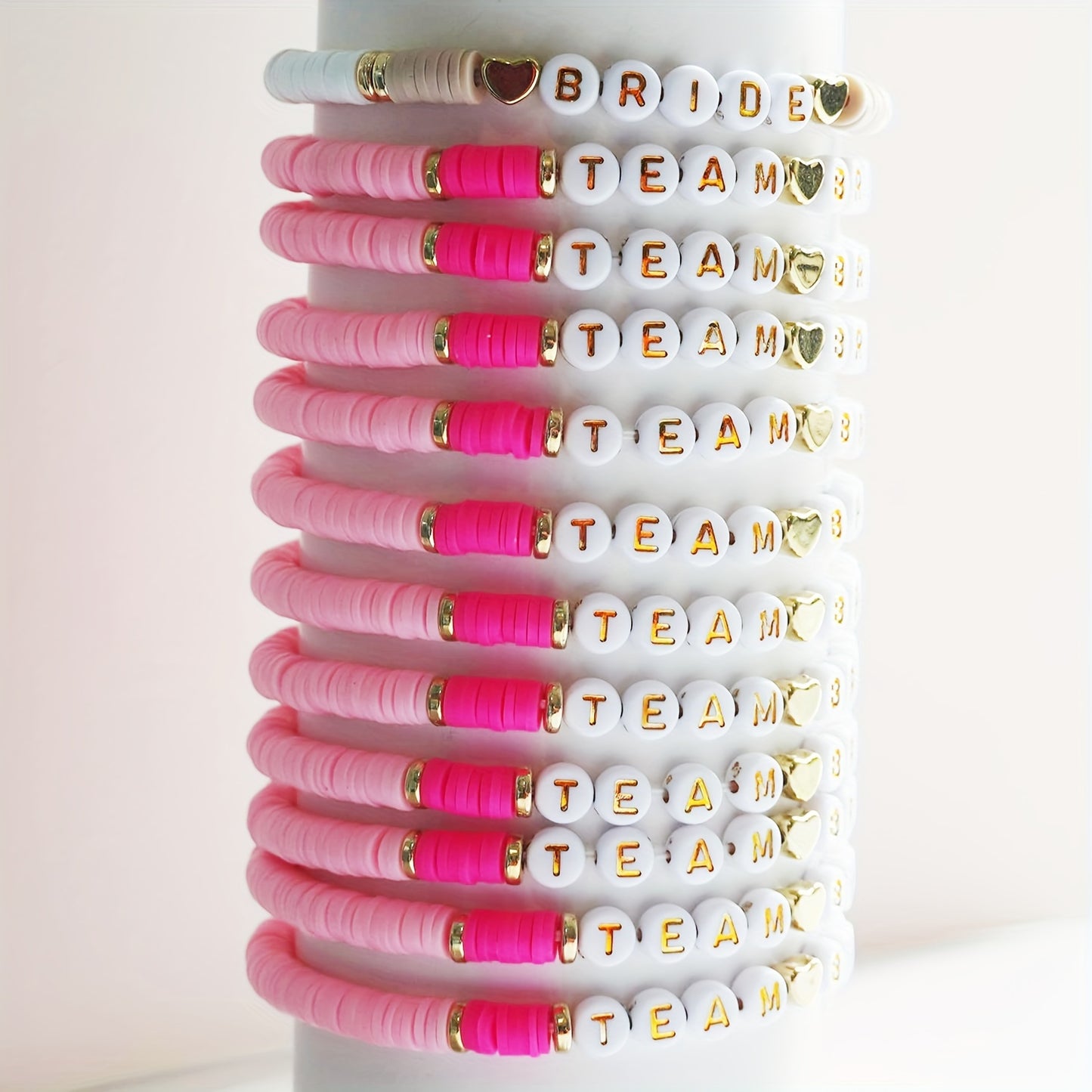 JGA-W Armbänder - PinkWhite