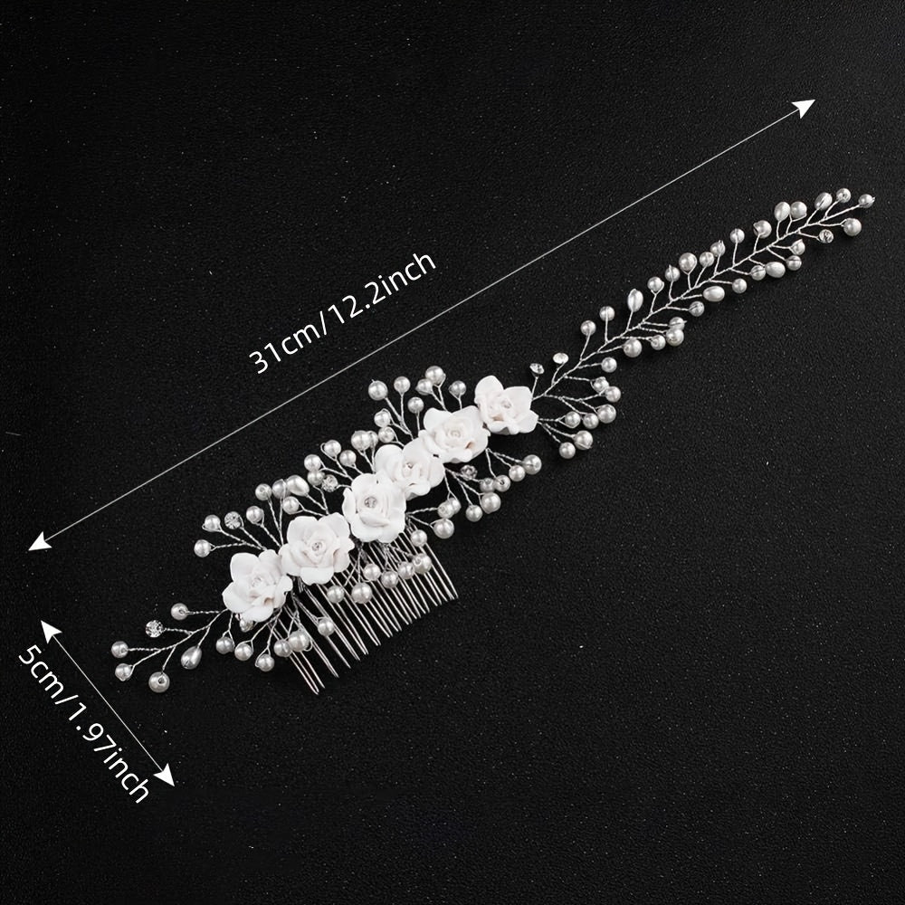 Hochzeitshaarnadel - Floral Pearls I