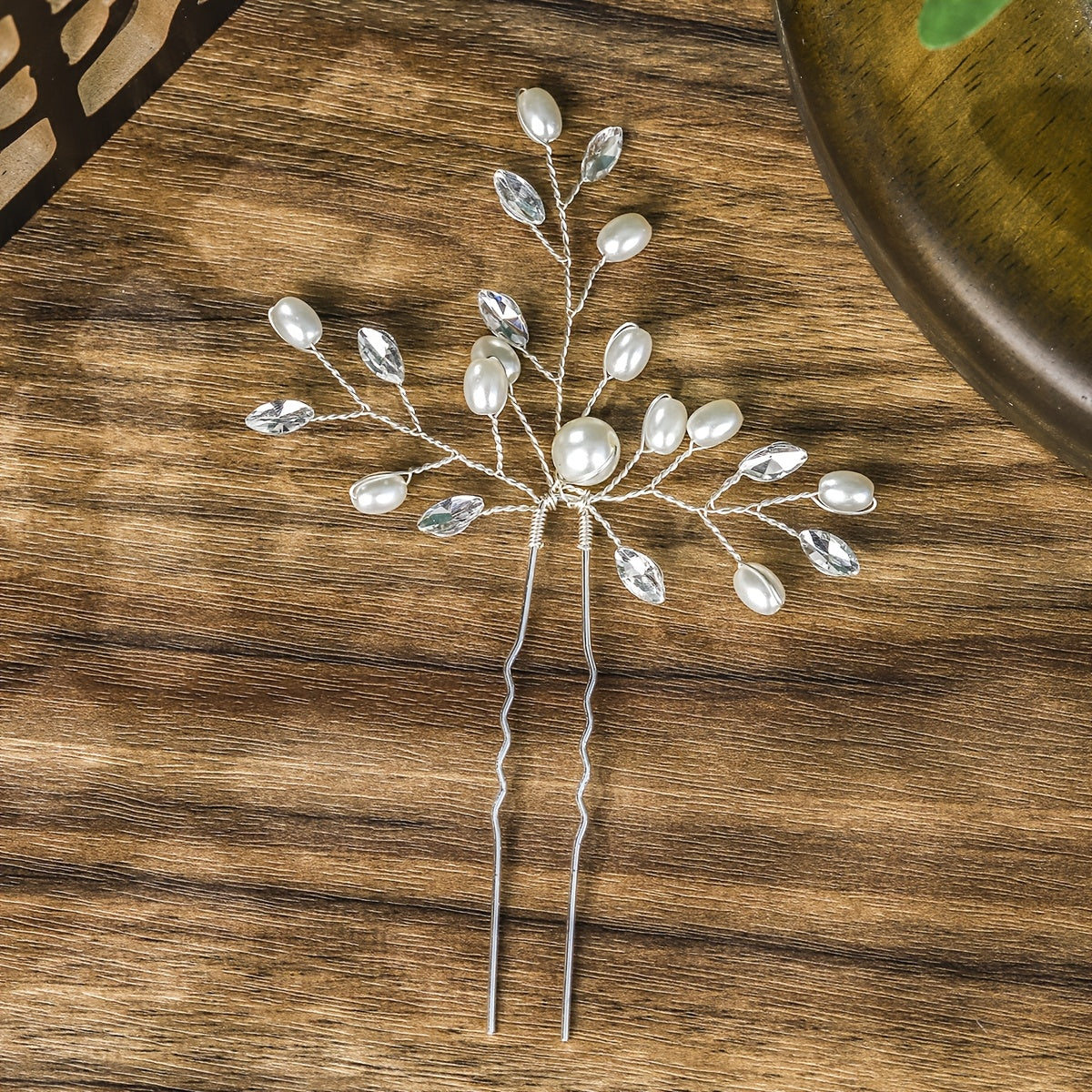 Hochzeitshaarnadel - Crystal Flower
