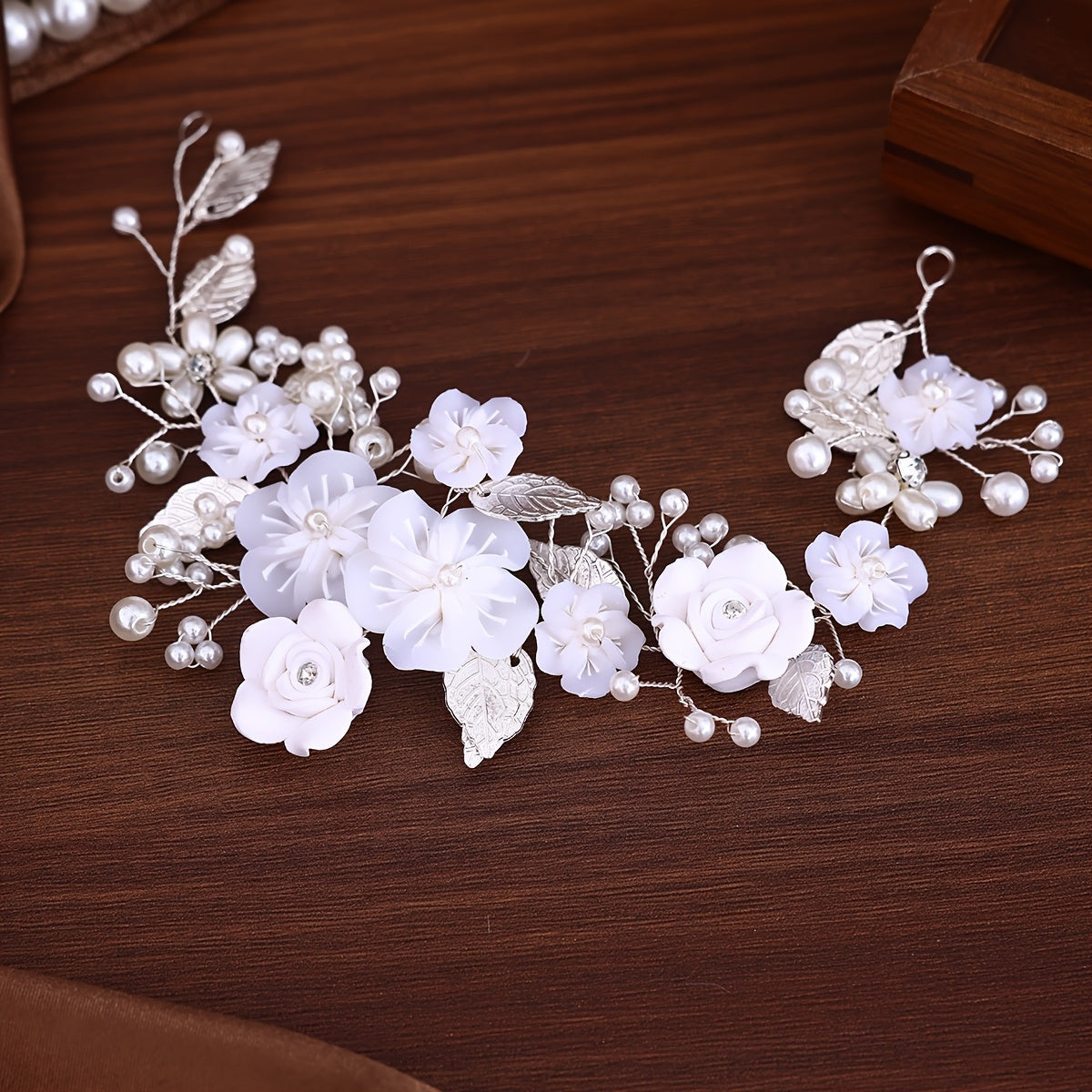 Hochzeitshaarnadel - Floral Pearls IV